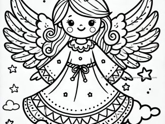 Colouring for Kids - Angel