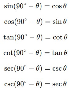 Trigonometric-Identities-Co-function